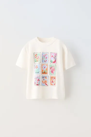 Футболка из ткани с принтом- Заказать в России