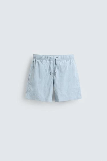STRIPED SWIM SHORTS- Заказать в России