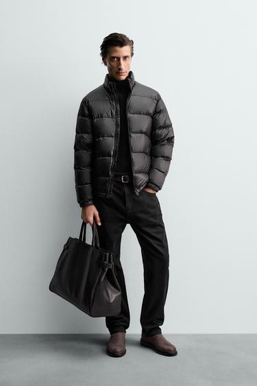 Zara Пуховик с наполнителем из 100% пера, отталкивающим воду