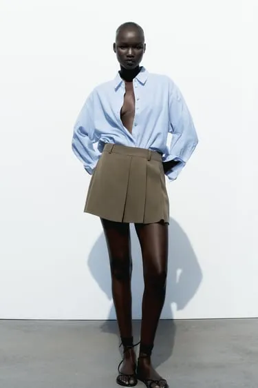 Юбка-шорты в складку- Заказать в России