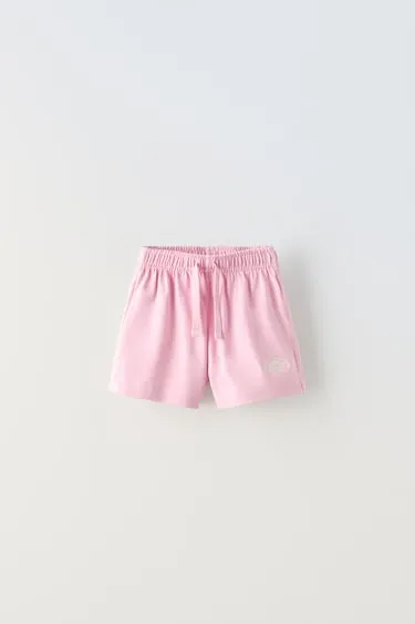 Шорты из мягкой ткани с вышивкой- Заказать в России