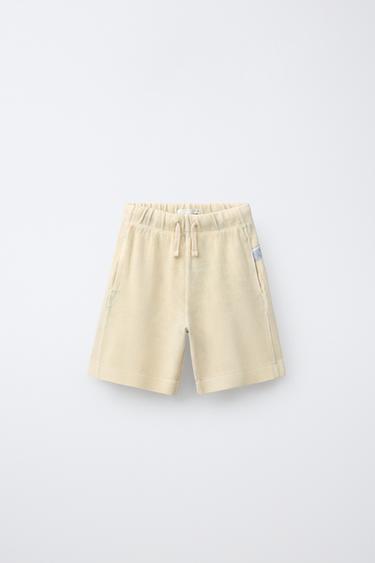 Zara Бермуды с эффектом крашения GARMENT-DYED