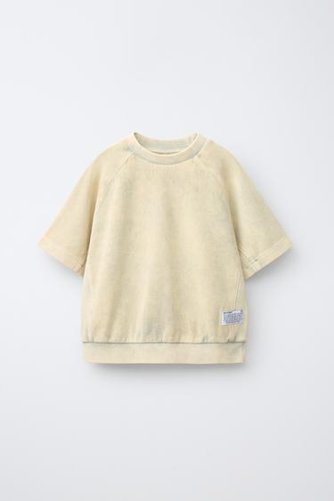 Zara Футболка окрашенная в пряже