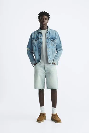 Шорты STRAIGHT FIT DENIM