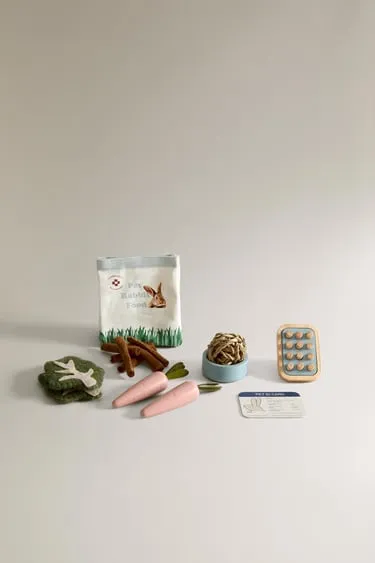 CHILDREN S RABBIT FOOD TOY SET
