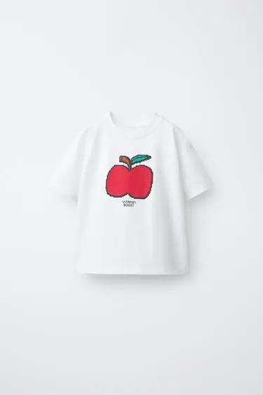 Футболка с фруктовым принтом- Заказать в России