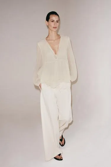 Блуза с оборками коллекции zw- Заказать в России