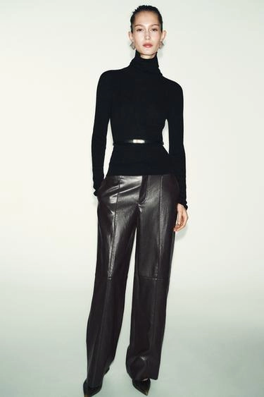 100% WOOL HIGH NECK JUMPER WITH BELT