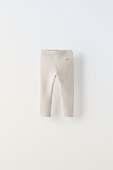 Zara Легинсы в рубчик с нашивкой купить с доставкой.