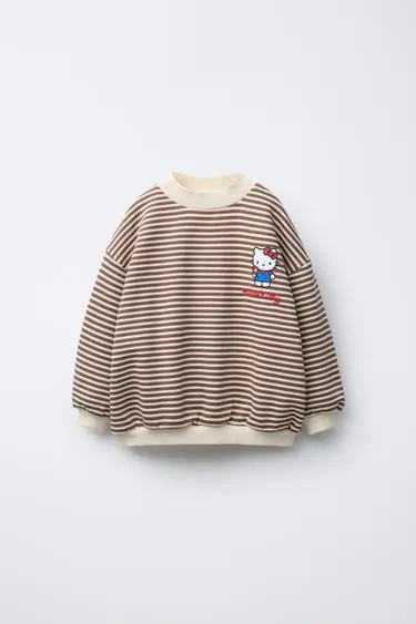 Свитшот в полоску с HELLO KITTY © SANRIO
