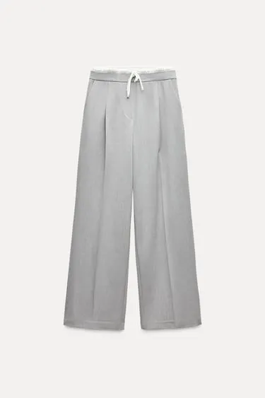 Брюки WIDE LEG с двойным поясом