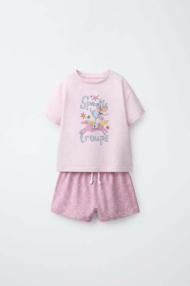 Zara Пижама с принтом цирка балерины для девочек 2-6 лет