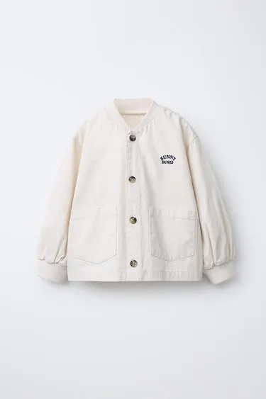 Вышитая бомбер-куртка