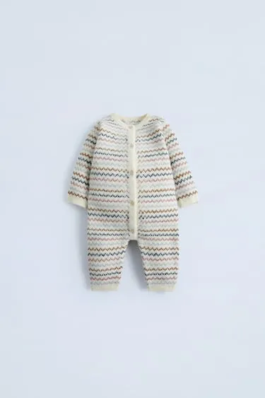 Многофункциональный трикотажный комбинезон в полоску- Заказать в России