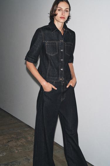 Zara Джинсовая куртка с карманами из коллекции ZW