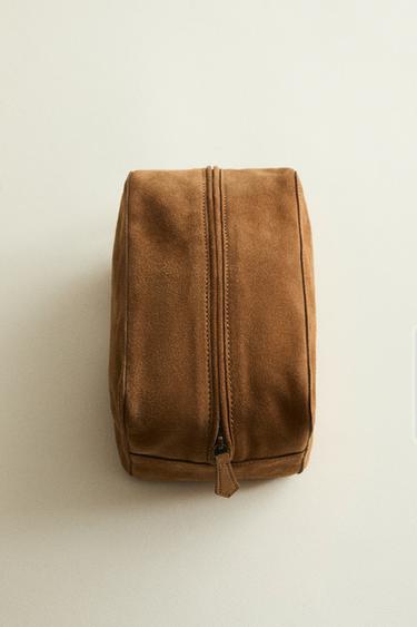 Zara Кожаная косметичка