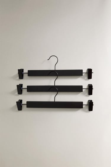 Zara Деревянный вешалка для юбок (набор из 3)