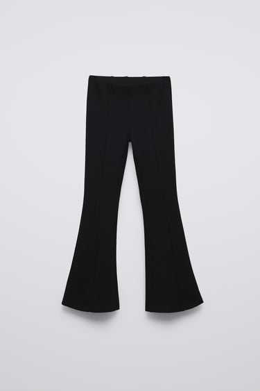 Zara Трикотажные расклешенные легинсы купить с доставкой.
