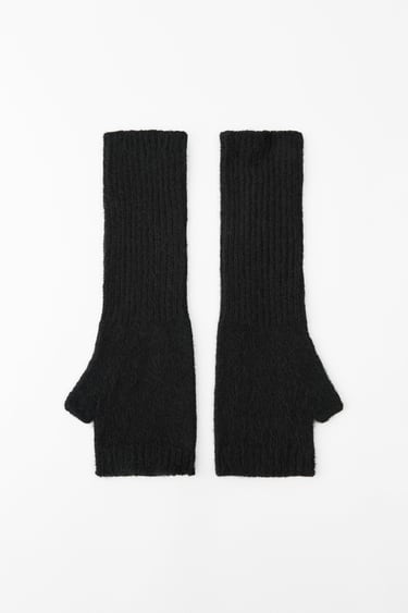 Zara Митенки из рифленого трикотажа купить с доставкой.