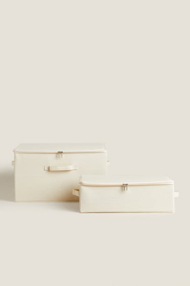 Zara FOLDABLE STORAGE BOX WITH LID