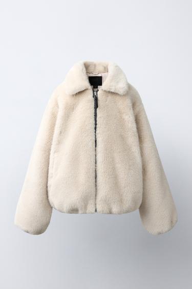 Zara Куртка с искусственным мехом купить с доставкой.