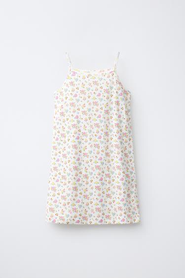 Zara Ночнушка с цветочным принтом для девочек 6-14 лет
