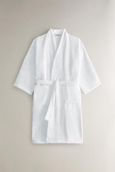 Zara Халат из высококачественного хлопка (420 г/м²)