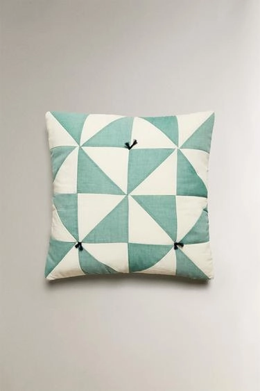 CHILDREN'S PATCHWORK CUSHION COVER FOR QUILTS- Заказать в России