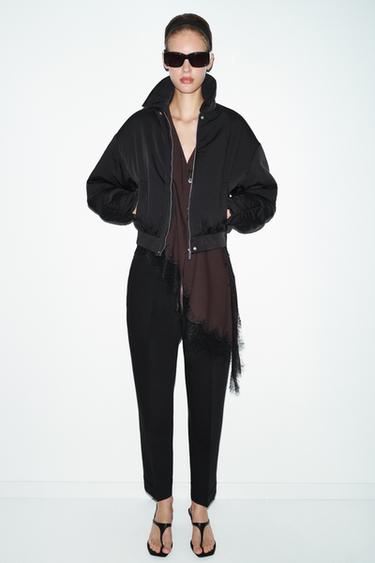Zara Штаны с защипами и отворотами
