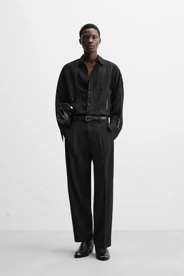 Блуза JACQUARD из полупрозрачной ткани- Заказать в России