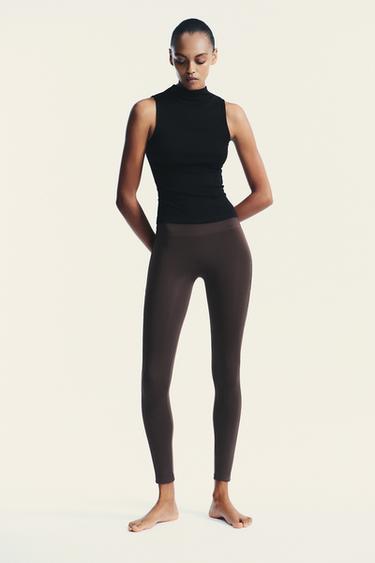 Zara Топ из хлопка и модала