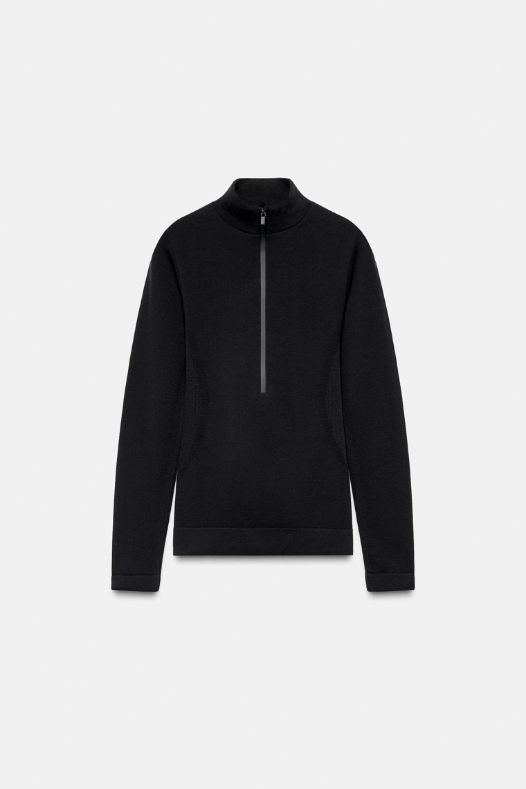 Футболка из мериносовой шерсти без швов - лыжная коллекция