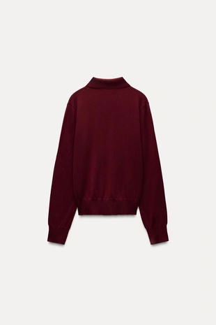 Базовое поло из смесовой шерсти