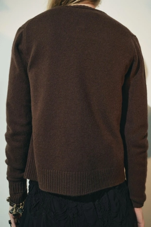 Базовый кардиган из 100% шерсти- Заказать в России