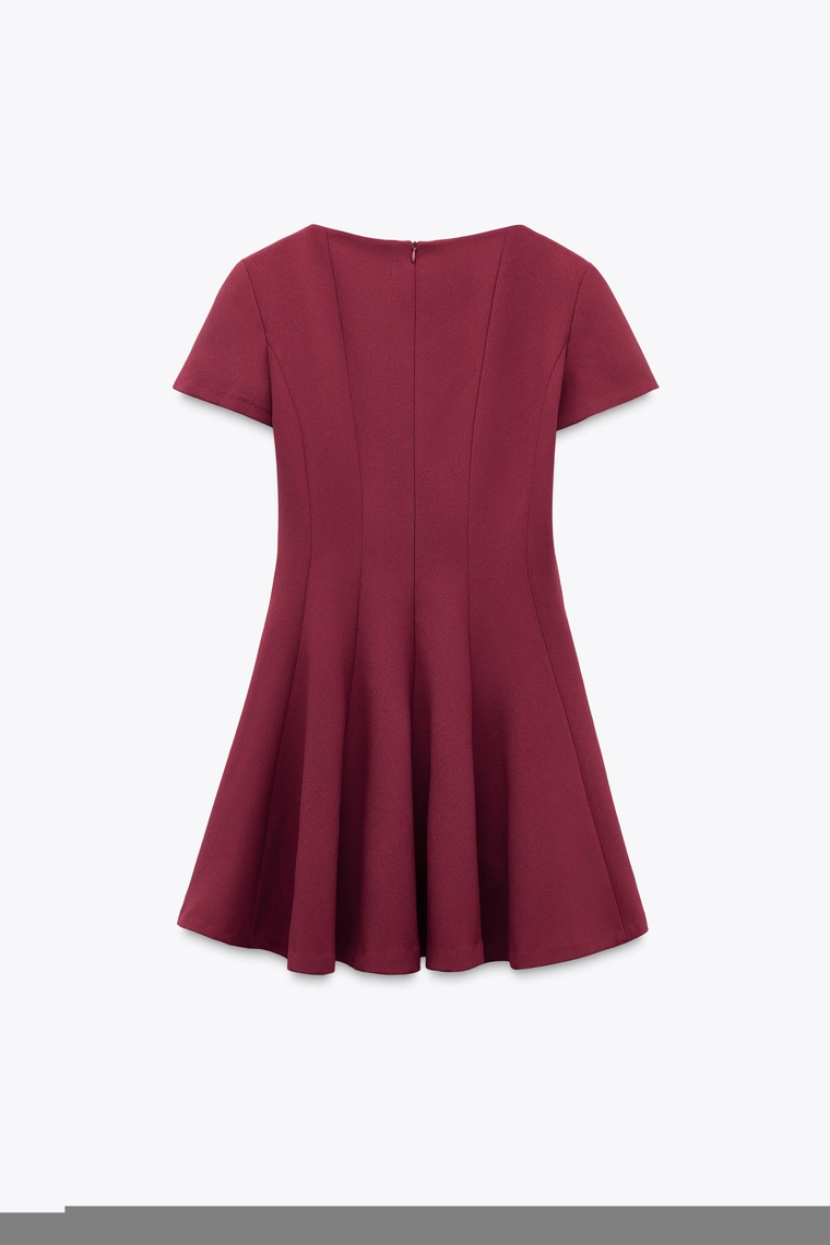 Платье-трапеция с короткой юбкой из коллекции zara woman