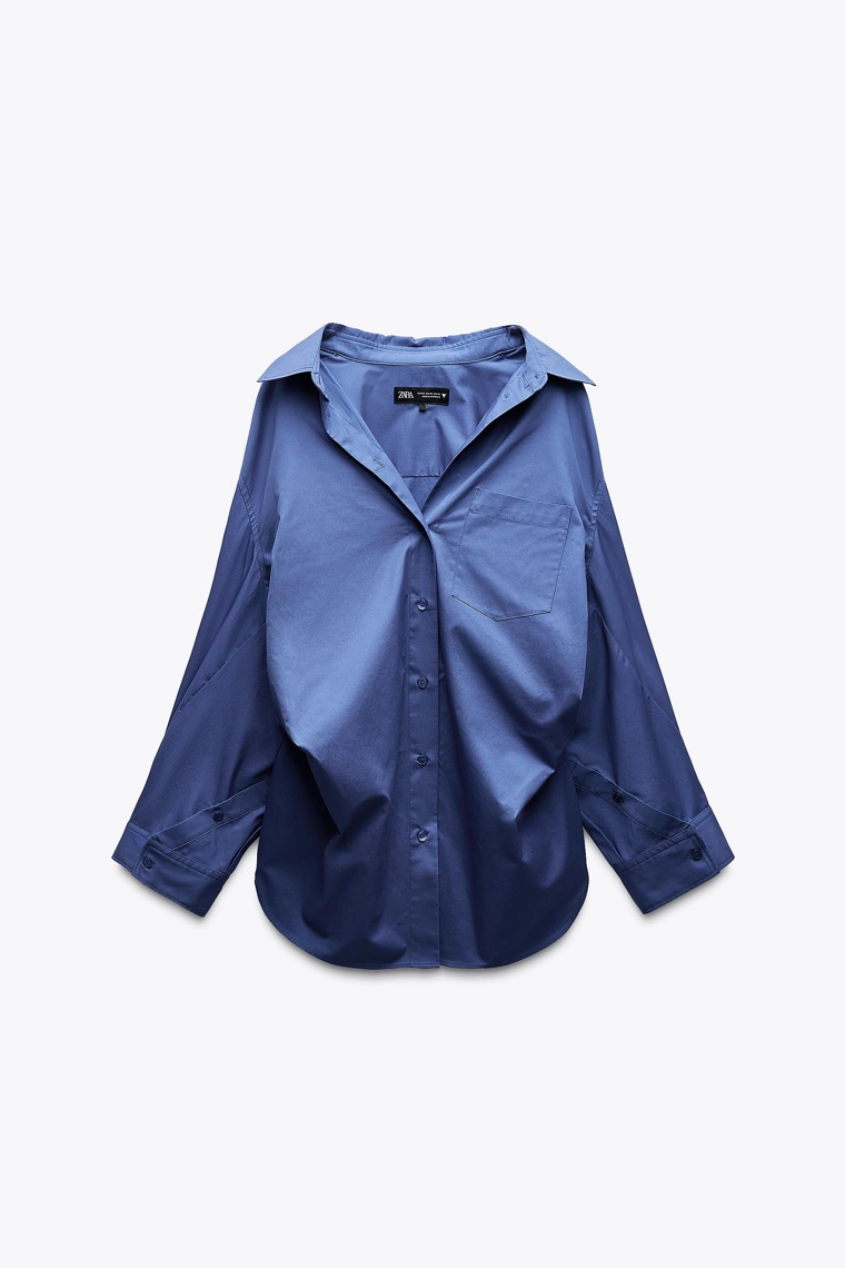 Рубашка из поплина oversized