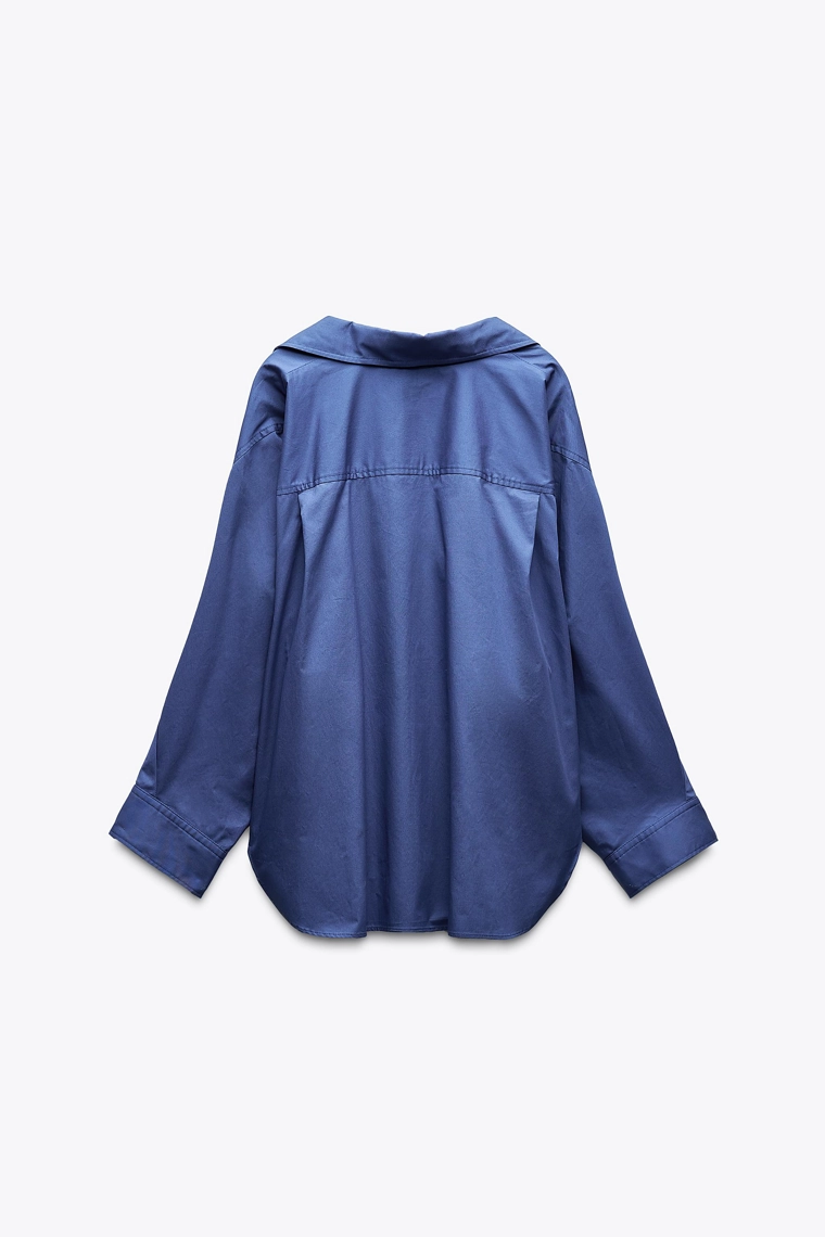 Рубашка из поплина oversized