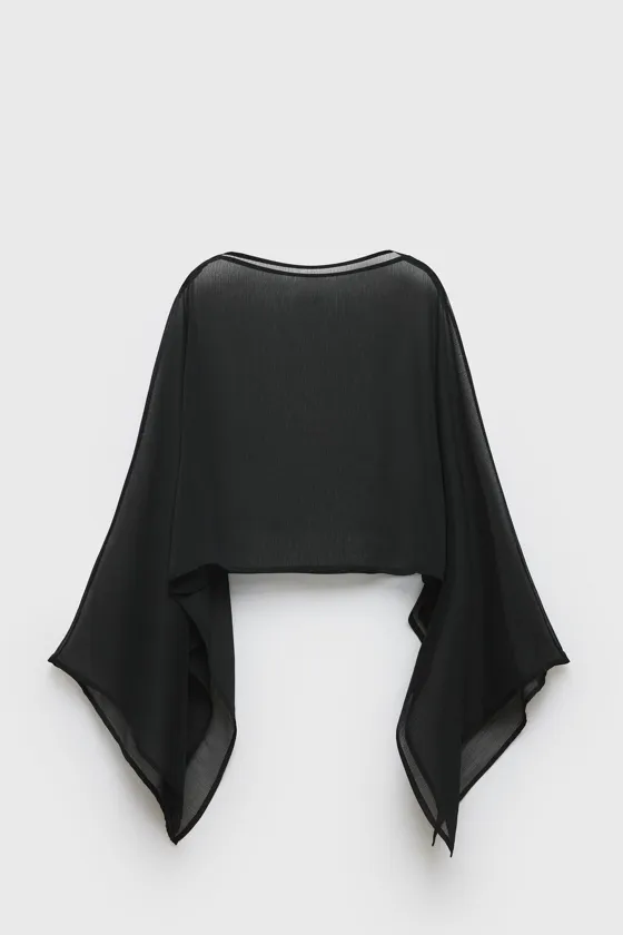 Платье plain chiffon cape