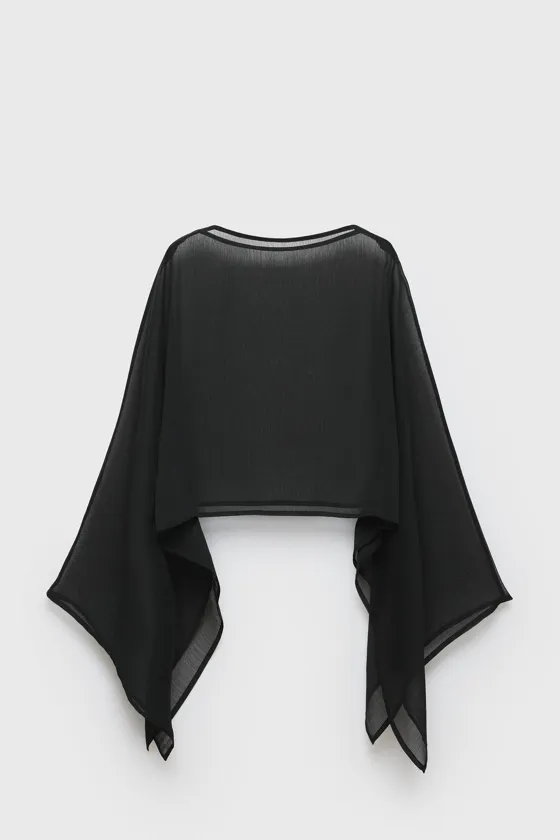 Платье plain chiffon cape