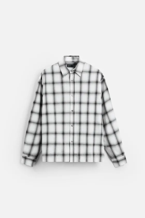 РУБАШКА RELAXED FIT В КЛЕТКУ