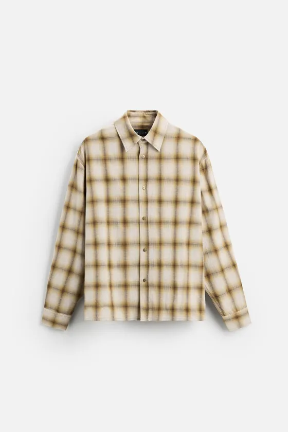 РУБАШКА RELAXED FIT В КЛЕТКУ