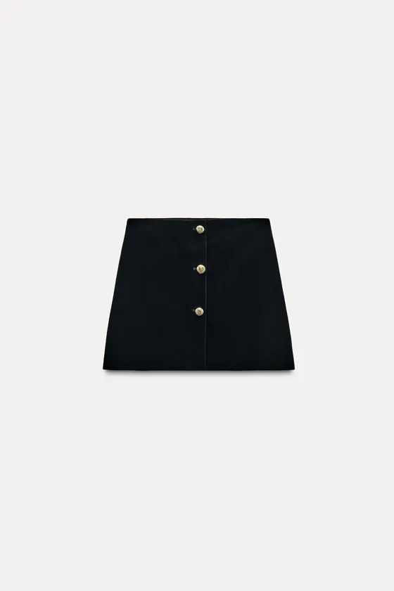 МИНИ-ЮБКА ИЗ БАРХАТА — ZW COLLECTION