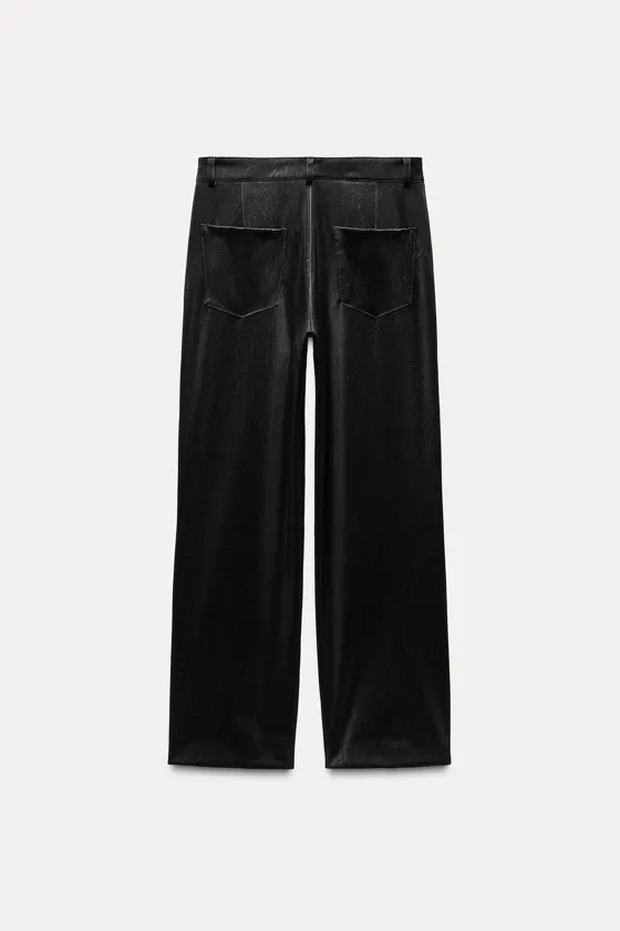 БРЮКИ ИЗ ИСКУССТВЕННОЙ КОЖИ — ZW COLLECTION