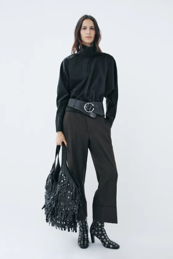 БРЮКИ В ПОЛОСКУ — ZW COLLECTION