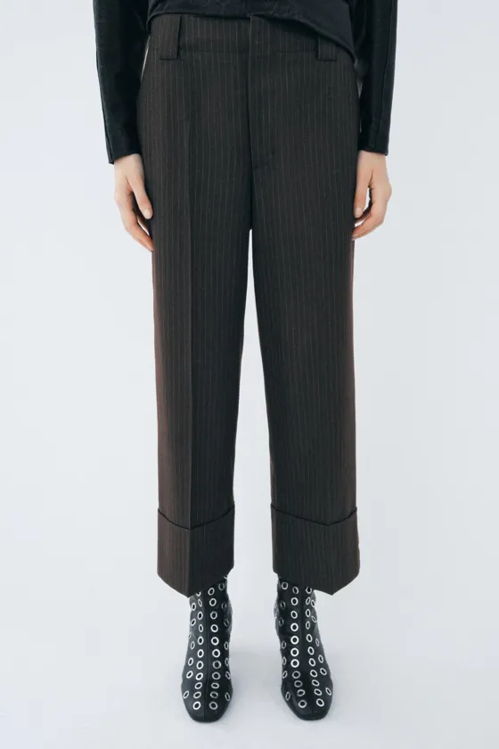 БРЮКИ В ПОЛОСКУ — ZW COLLECTION