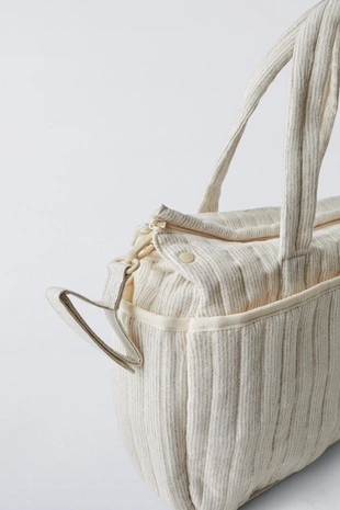 Набор с полосатой сумкой для мам- Заказать в России