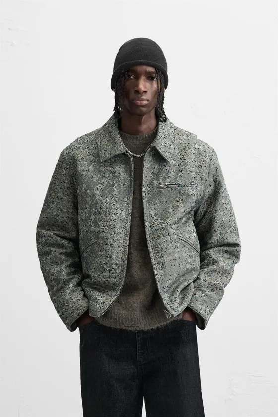 УКОРОЧЕННАЯ КУРТКА JACQUARD