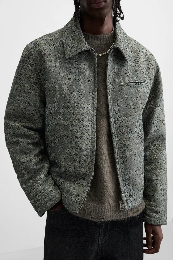 УКОРОЧЕННАЯ КУРТКА JACQUARD