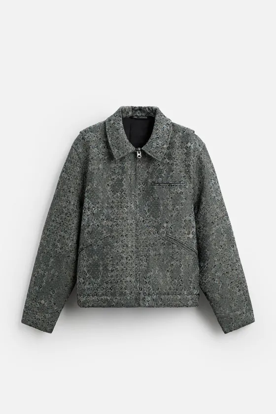 УКОРОЧЕННАЯ КУРТКА JACQUARD
