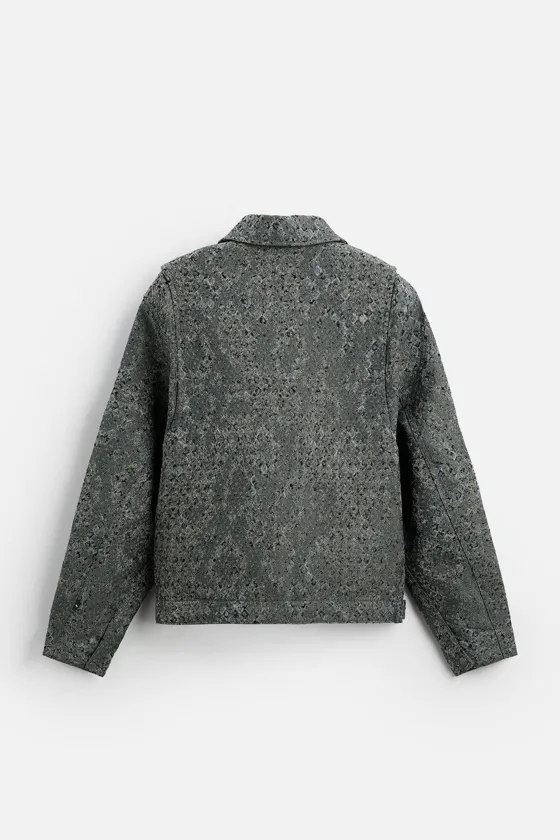 УКОРОЧЕННАЯ КУРТКА JACQUARD